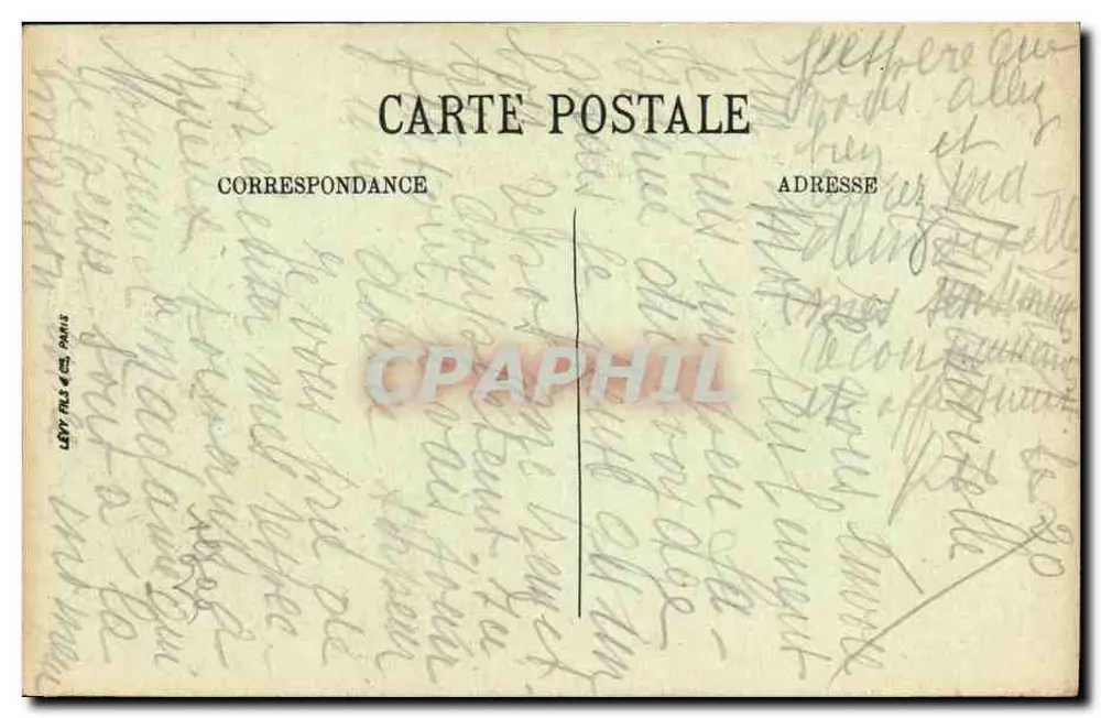 Périgueux — Ruine del Castello Barrière — LL. 44 - Verso