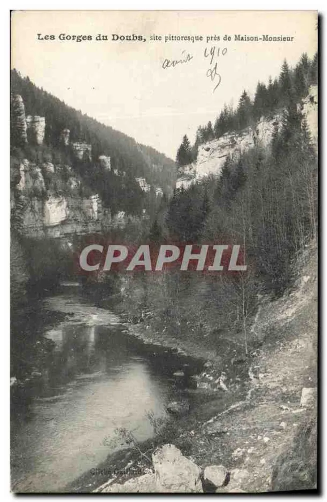 Die Gorges du Doubs — pittoresker Ort nahe Maison-Monsieur — CIRCUA (Verleger) - Vorderseite