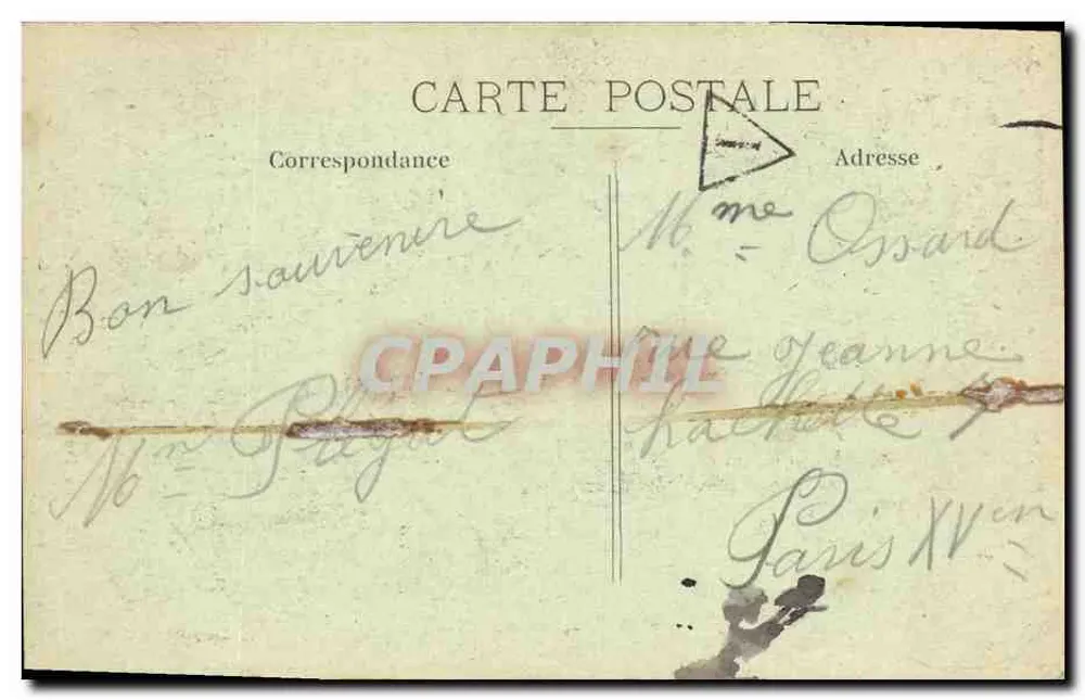 Le Doubs Pittoresque — A Cascata — C.L.B. - Verso