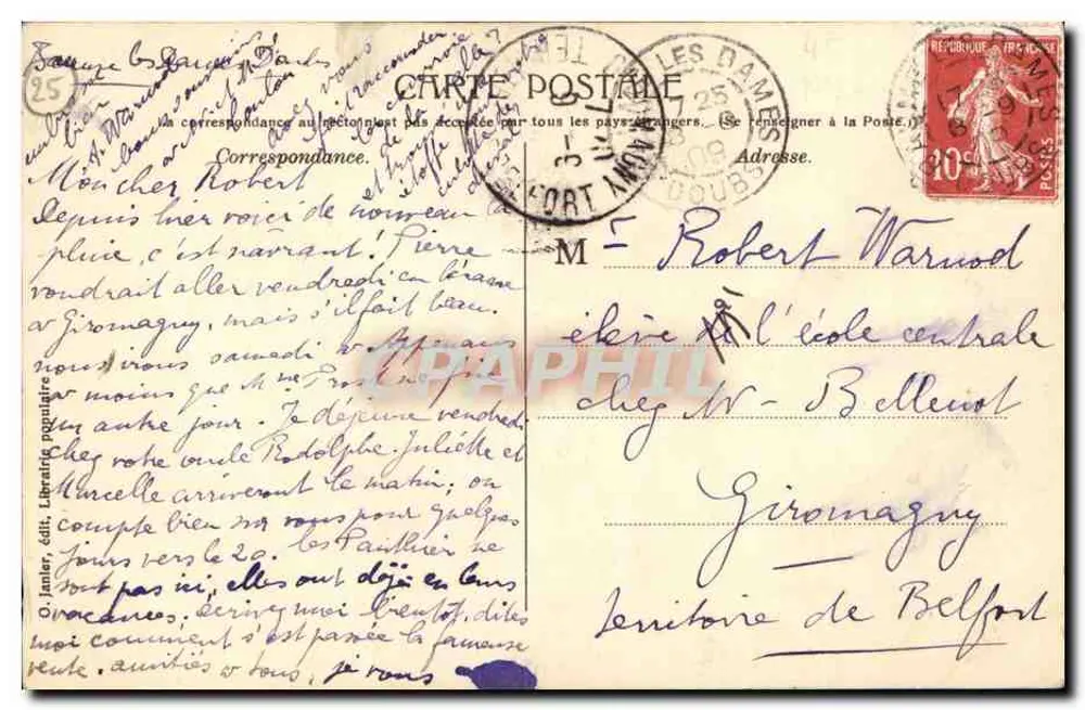 Vale do Cesseran — Pesca de truta — Franche-Comté - Verso