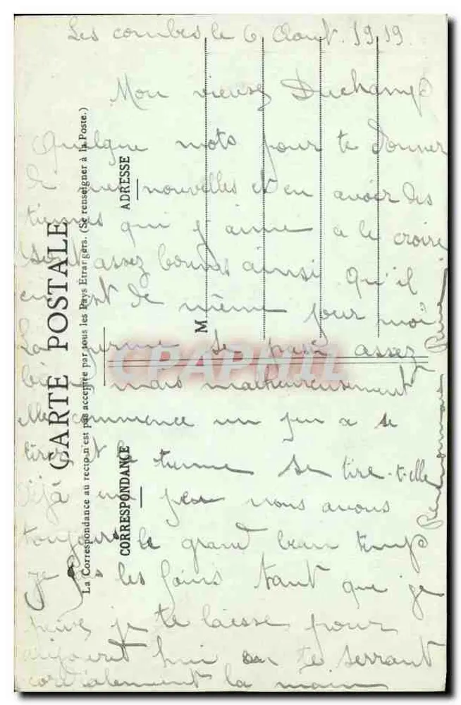 Der pittoreske Doubs — Le Refrain des Gaillots (bei Biaufonds) — Charles Pierres, Verleger, Doubs - Rückseite