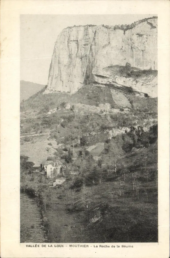 Tal der Loue - Moutthier - La Roche de la Baume - Vorderseite
