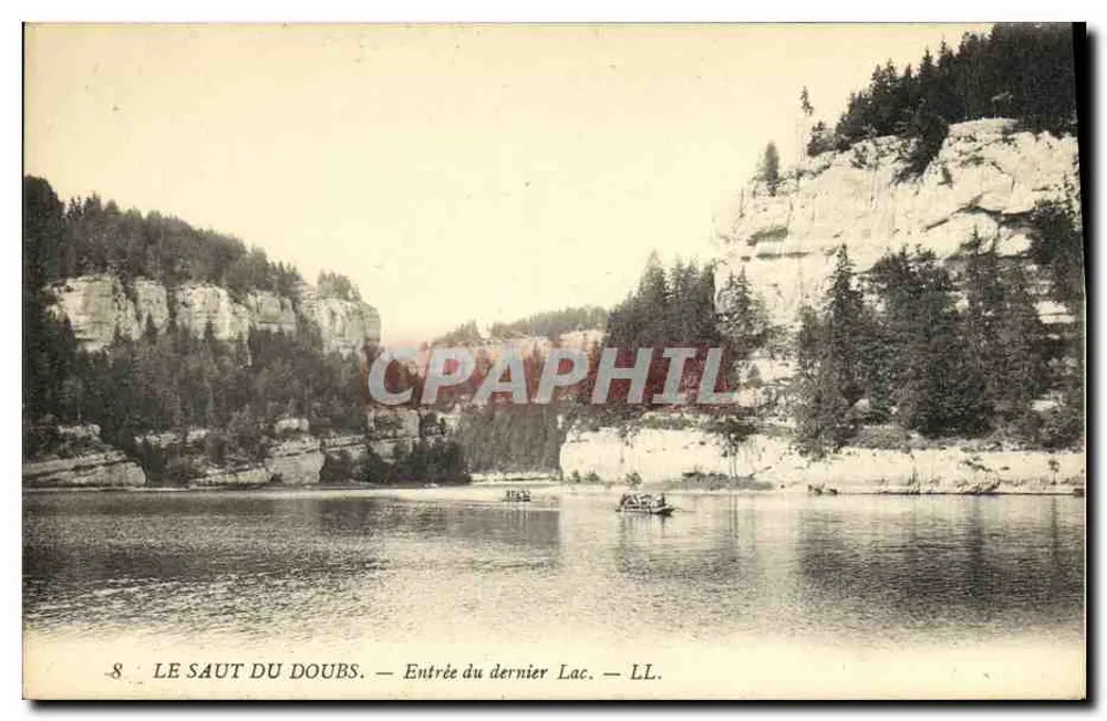O Salto do Doubs — Entrada do último lago — LL - Frente