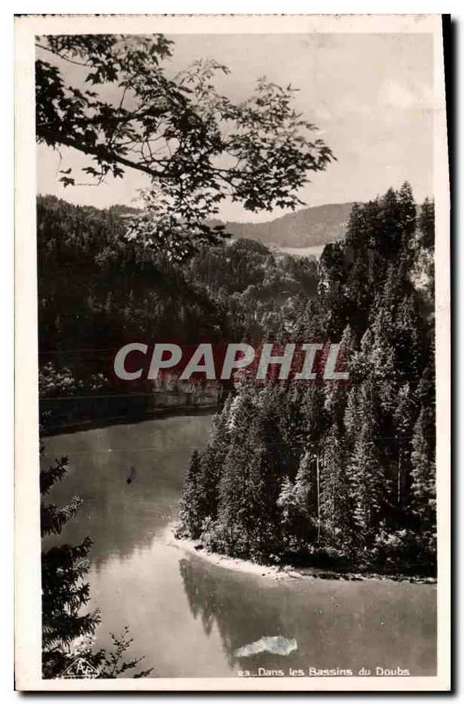 Nos Bassins do Doubs — vista panorâmica — Ed. G. Guillaume, n° 23 - Frente