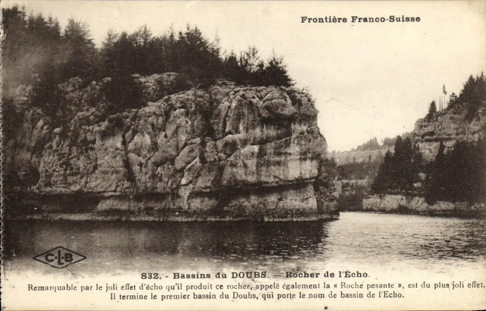 Bacias do Doubs — Rocha do Eco — Fronteira Franco-Suíça - Frente
