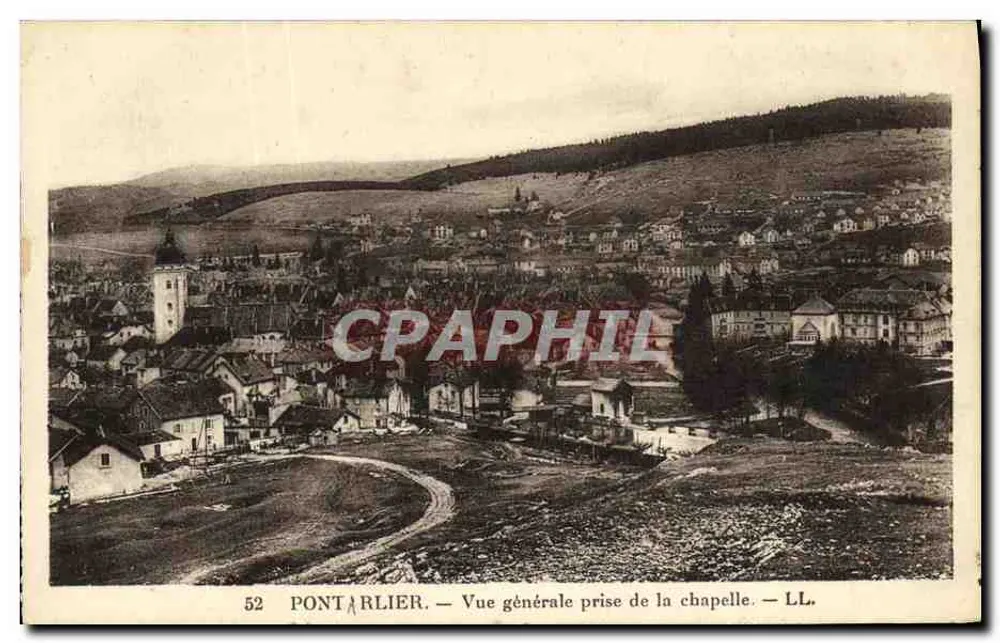 Pontarlier — Allgemeiner Blick von der Kapelle — LL. n° 52 - Vorderseite