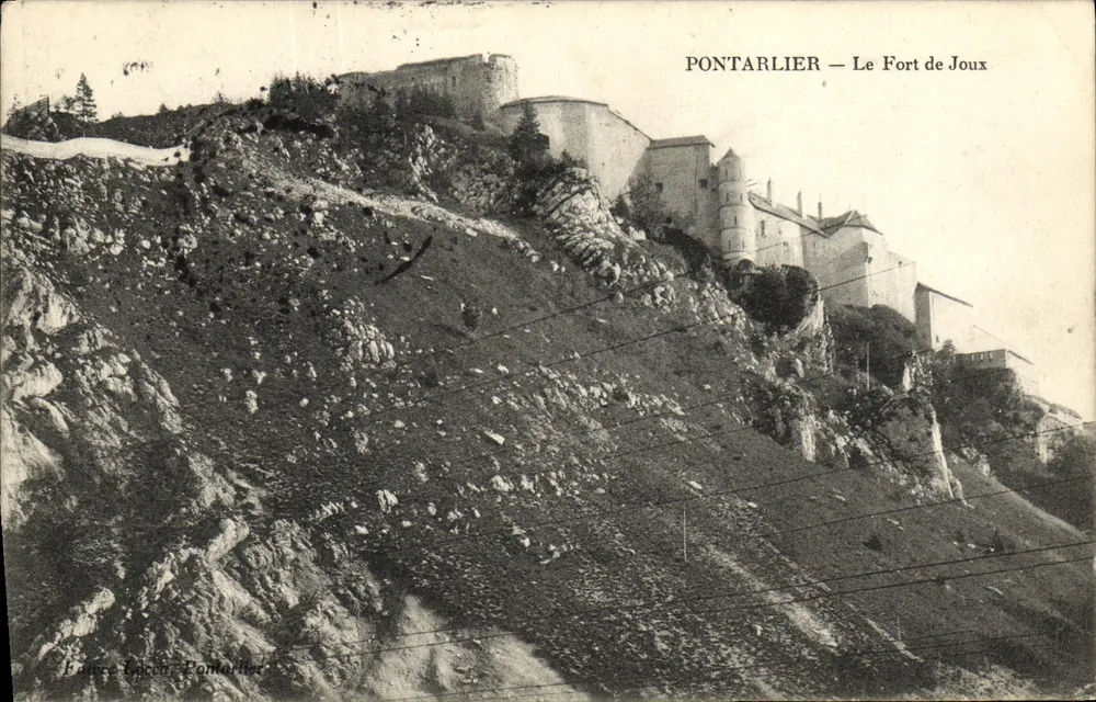 PONTARLIER — O Forte de Joux — Editor Léonce Béchard - Frente