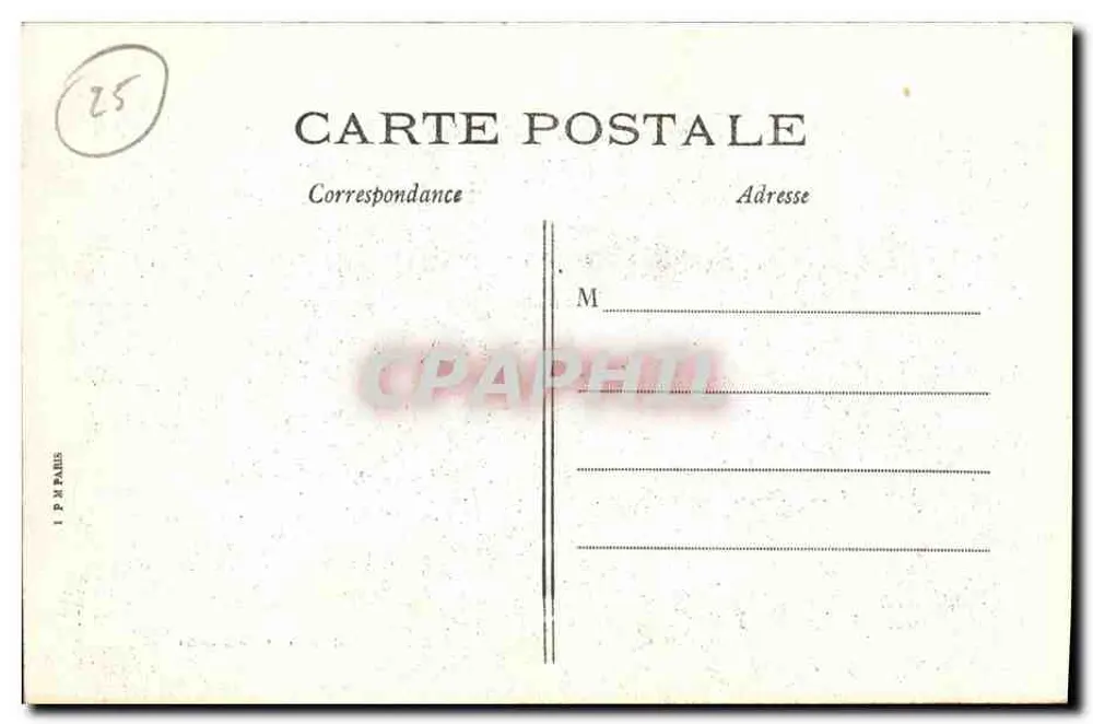 Pontarlier — Palácio de Justiça — Ed. C. Robbe Pontarlier - Verso