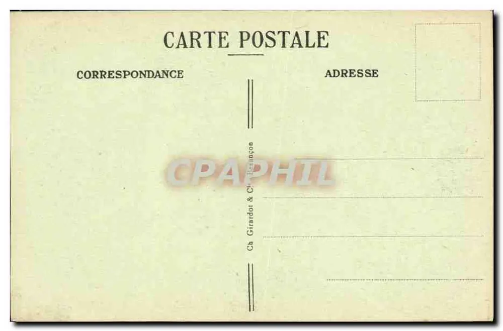 Saint-Claude-Besançon — A Igreja — Girardot & Cie, n°359 - Verso