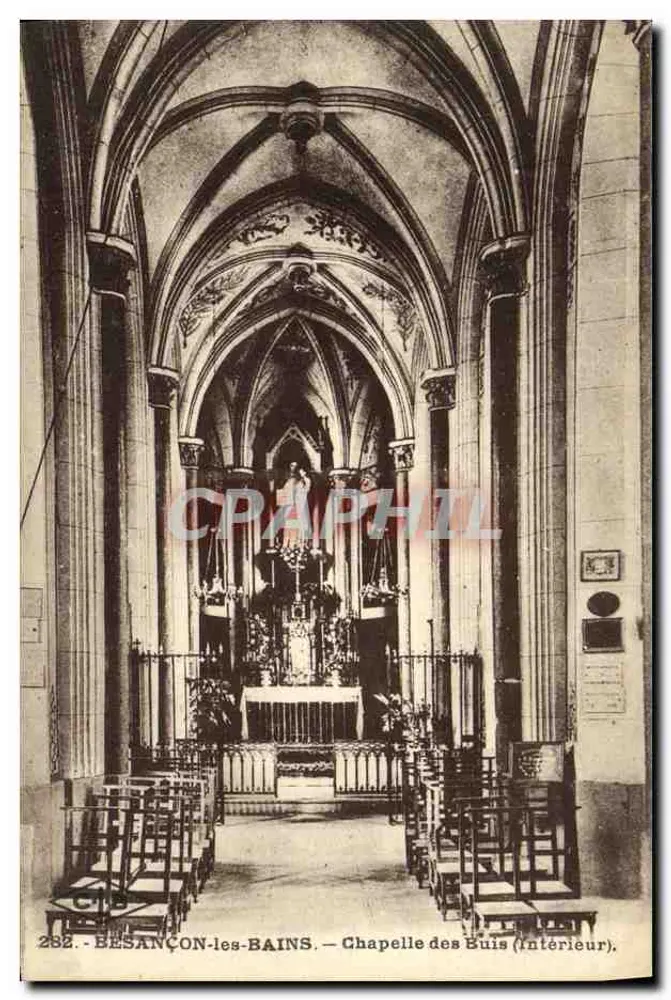 Besançon-les-Bains — Kapelle der Buchen (Innenraum) — Éd. C. Lorlier, n° 282 - Vorderseite