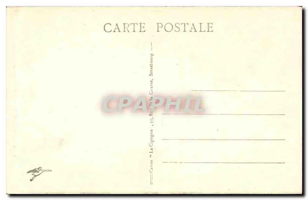 Besançon les Bains - Kapelle der Buis — Verlag Karten « La Cigogne » - Rückseite