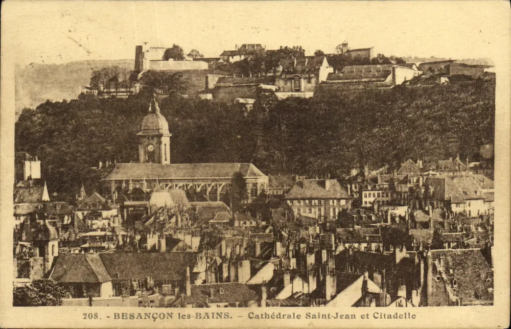 Besançon les-Bains — Kathedrale Saint-Jean und Citadel — Les Éditions Besançon - Vorderseite