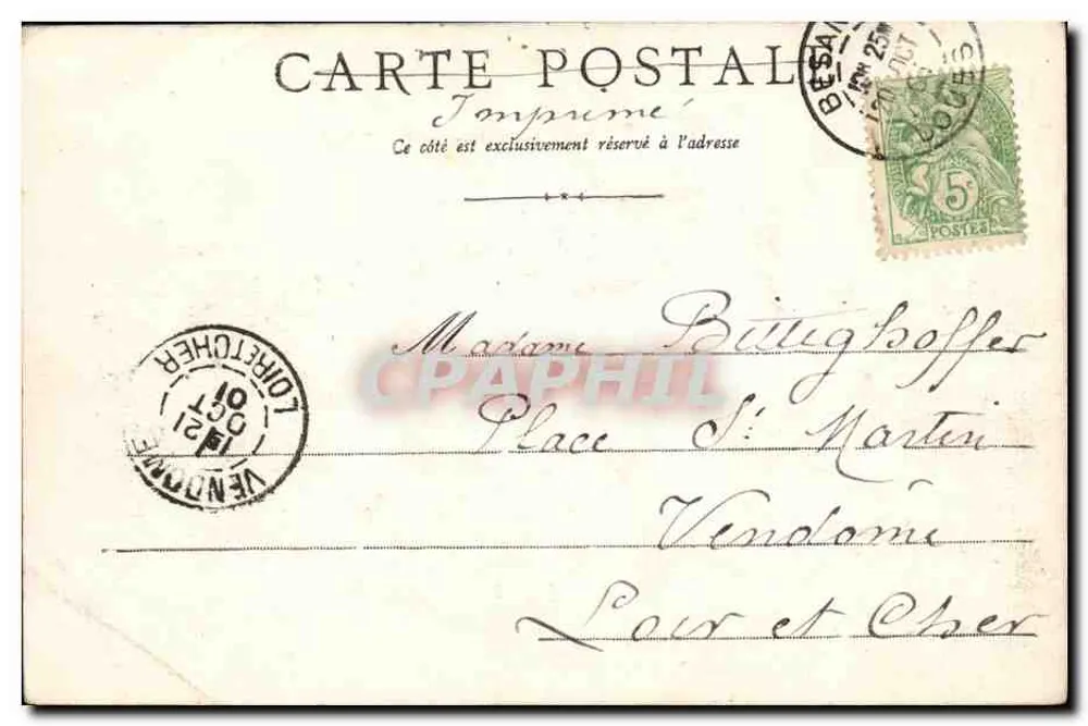 Besançon - Die Gaswerke und Île Malpas — Joisy, Verlag - Rückseite