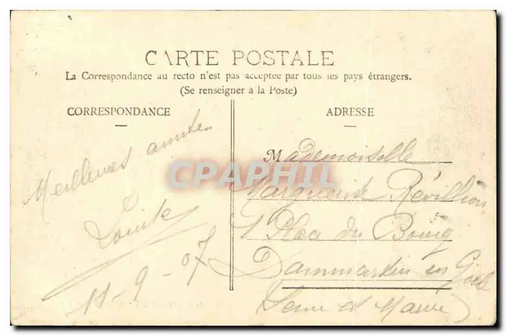 Besançon — Vale da Malate — Editor Besançon Chaprais, n°187 - Verso