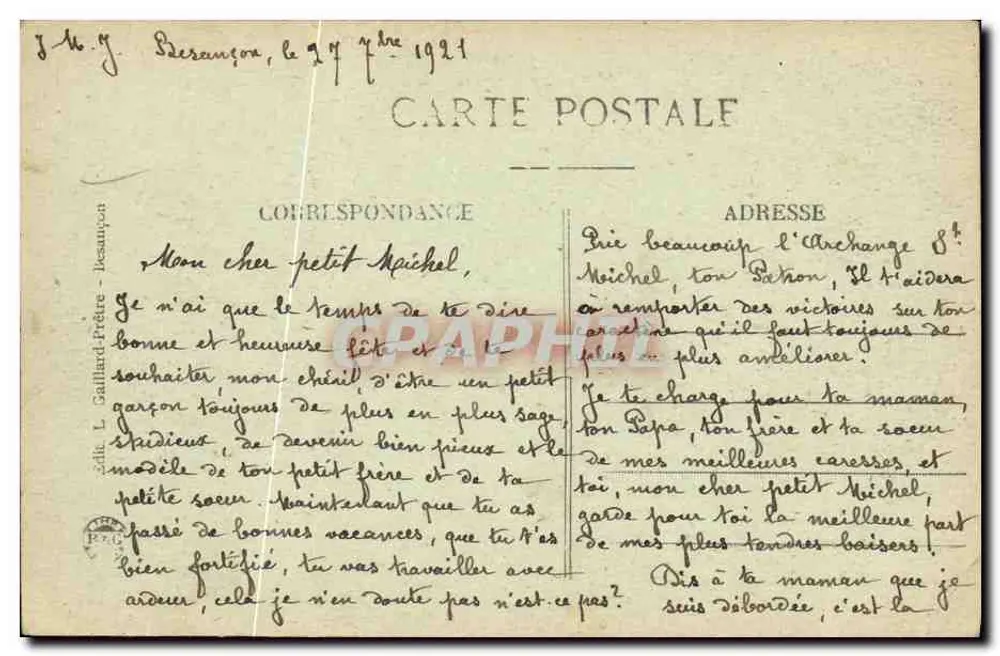 Besançon — Die Citadel — Ausflug in die Franche-Comté — 738 - Rückseite