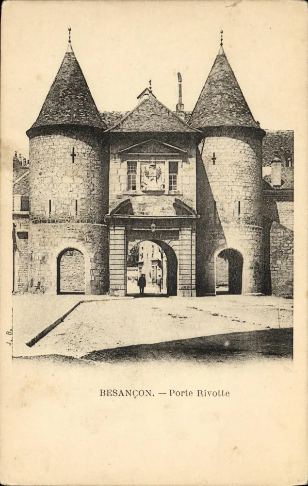 Besançon — Porte Rivotte, éditeur J.B. - Frente