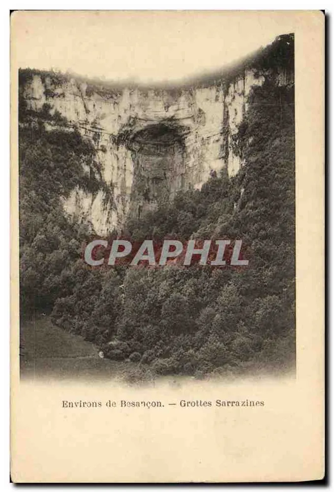 Arredores de Besançon — Grutas Sarrazinas - Frente
