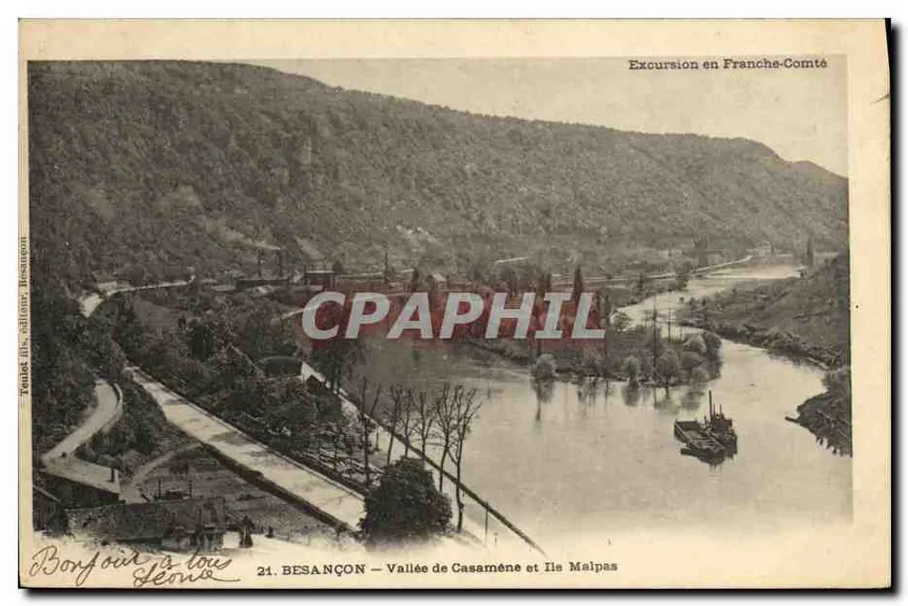 Besançon — Tal der Casamène und Île Maîpas — Ausflug in die Franche-Comté - Vorderseite