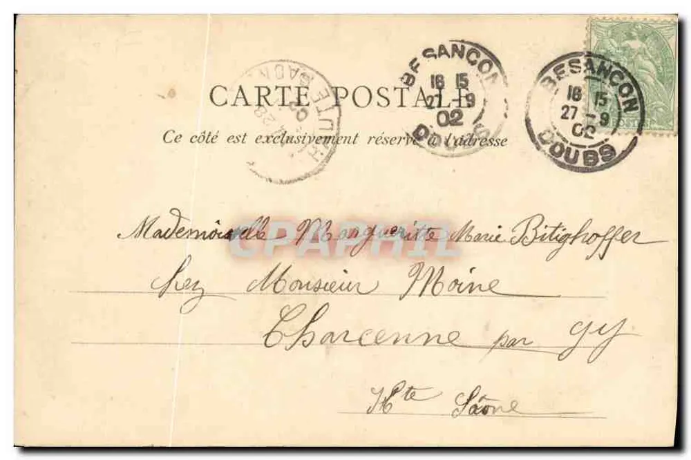 Besançon — Tal der Casamène und Île Maîpas — Ausflug in die Franche-Comté - Rückseite