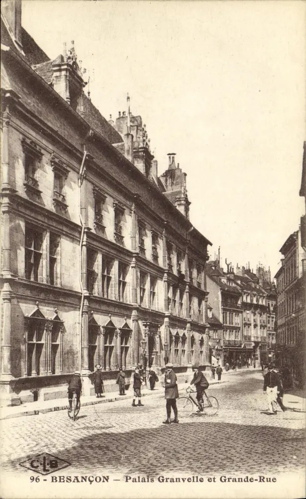 Besançon — Palais Granvelle und Grande-Rue — C.L.B. Nr. 96 - Vorderseite