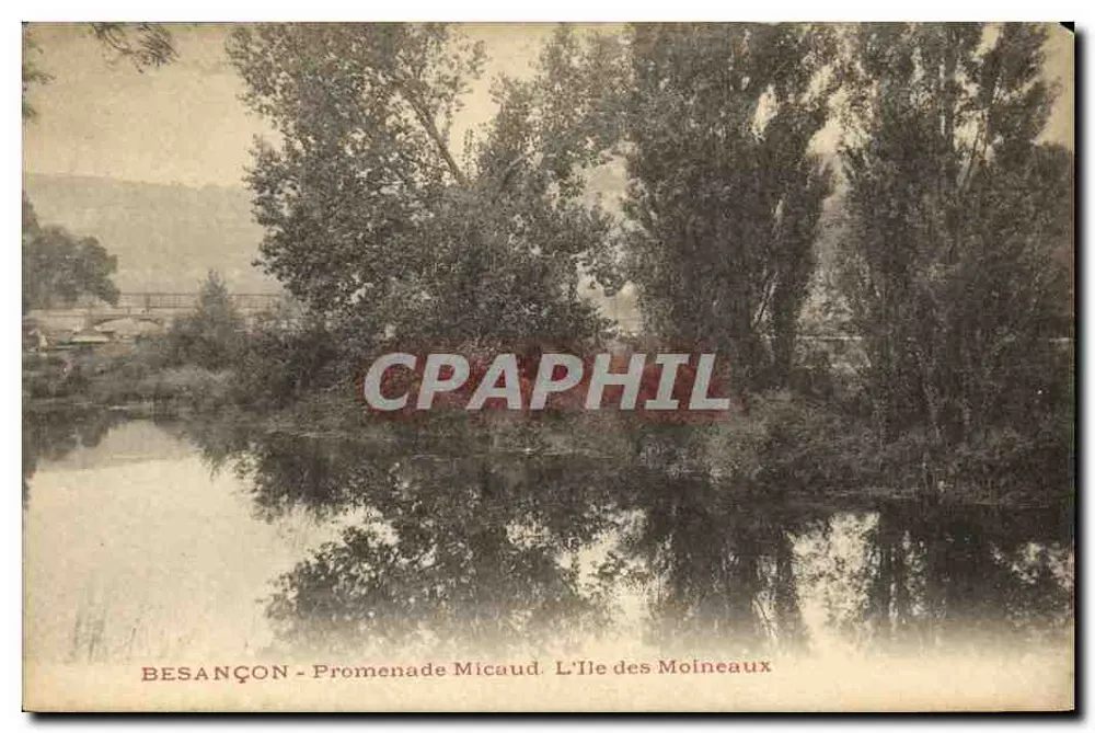 Besançon - Promenade Micaud. Die Insel der Mäuse - Vorderseite