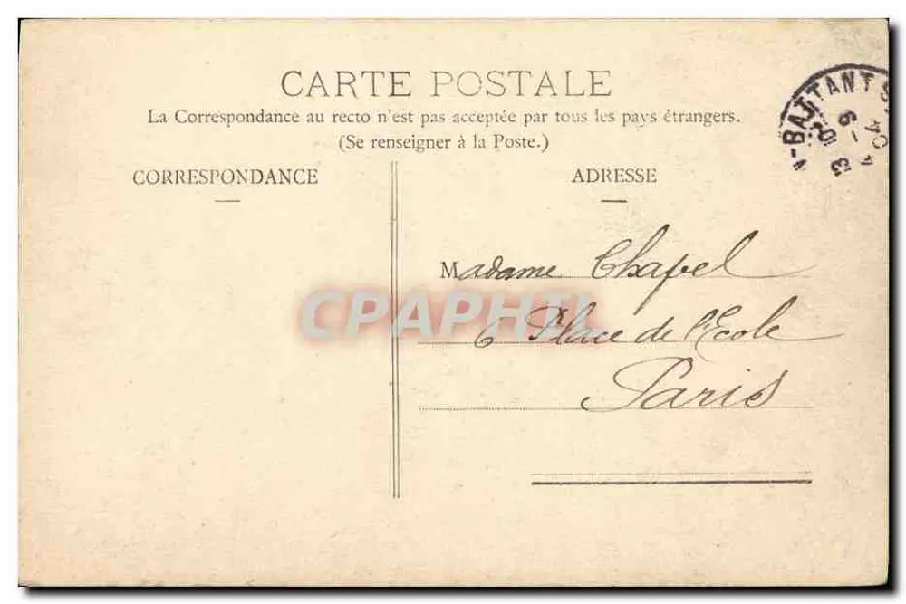 Besançon - Die Gaswerke und die Casamène-Tal — unbekannter Verleger, Nr. 152 - Rückseite