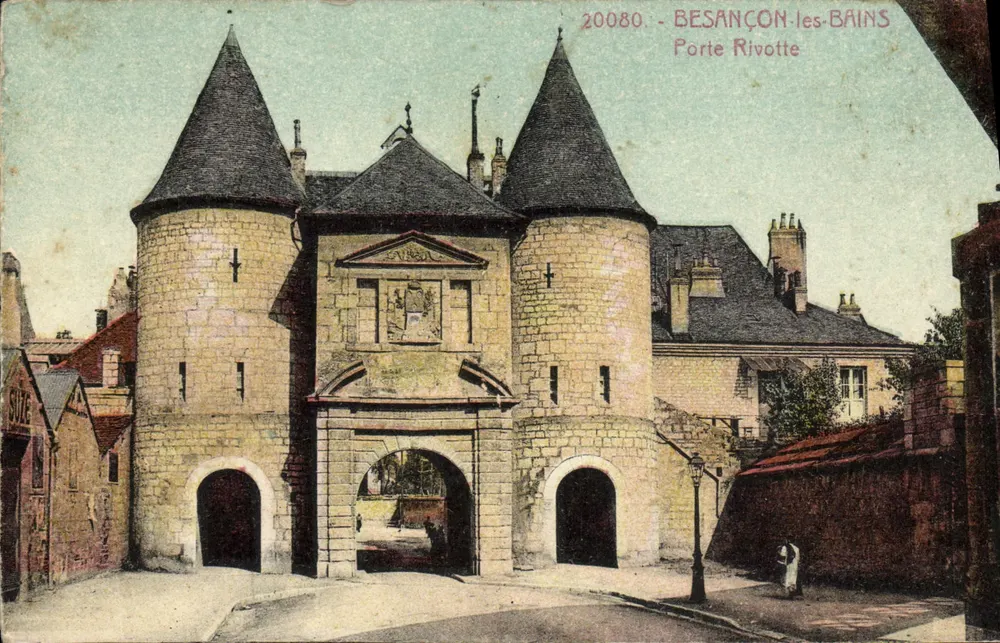Porta Rivotte — Besançon-les-Bains — editor SUZE, n° 20080 - Frente
