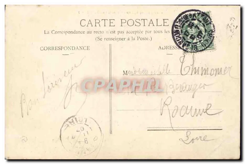 Besançon — Interior da Igreja de São Pedro — Editor não identificado, número de série não visível - Verso