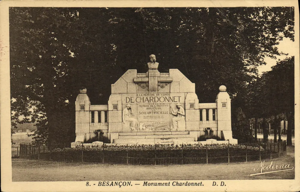 Besançon — Monumento Chardonnet — Moderna, n°8 - Frente