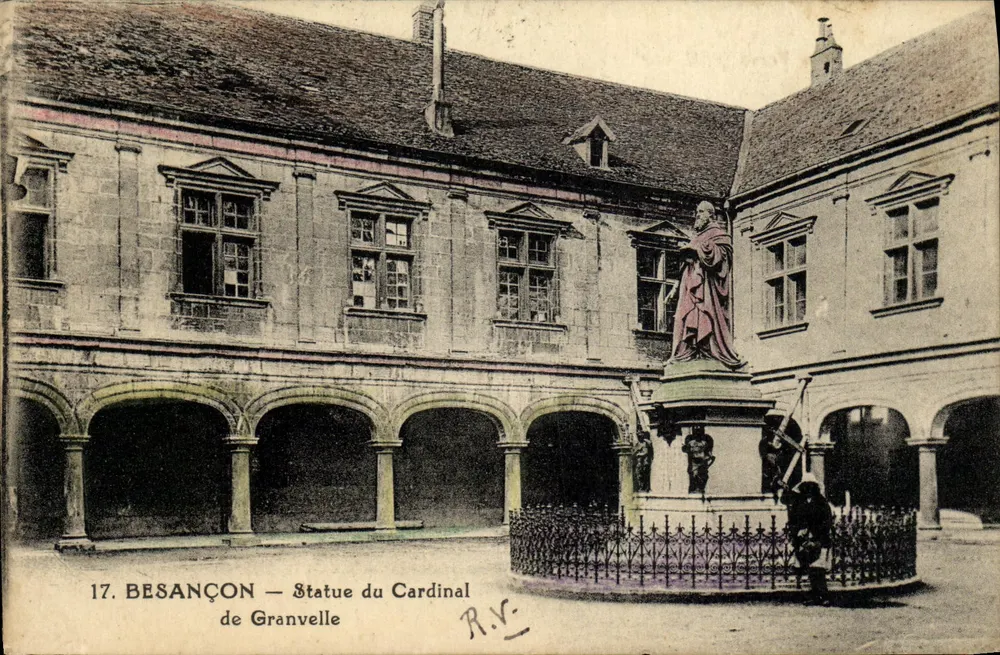 Besançon — Estátua do Cardeal de Granvelle — R.Y. - Frente
