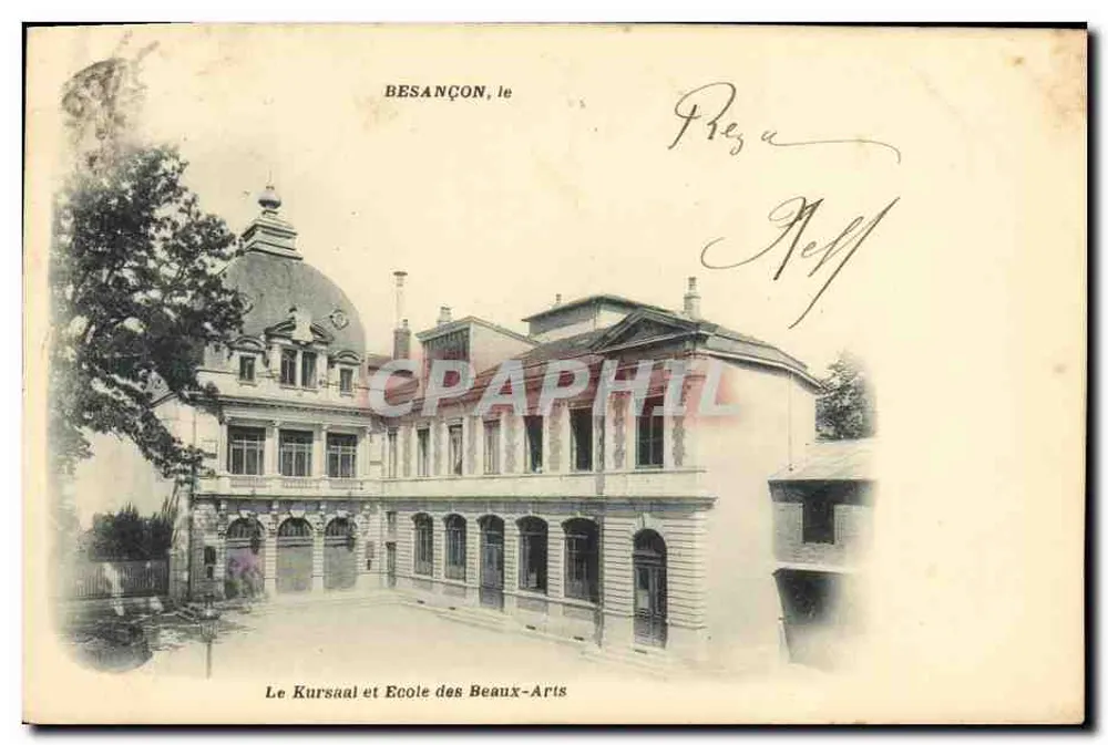 Besançon, der Kursaal und die Akademie der Bildenden Künste — Verleger unbekannt, Seriennummer nicht sichtbar - Vorderseite