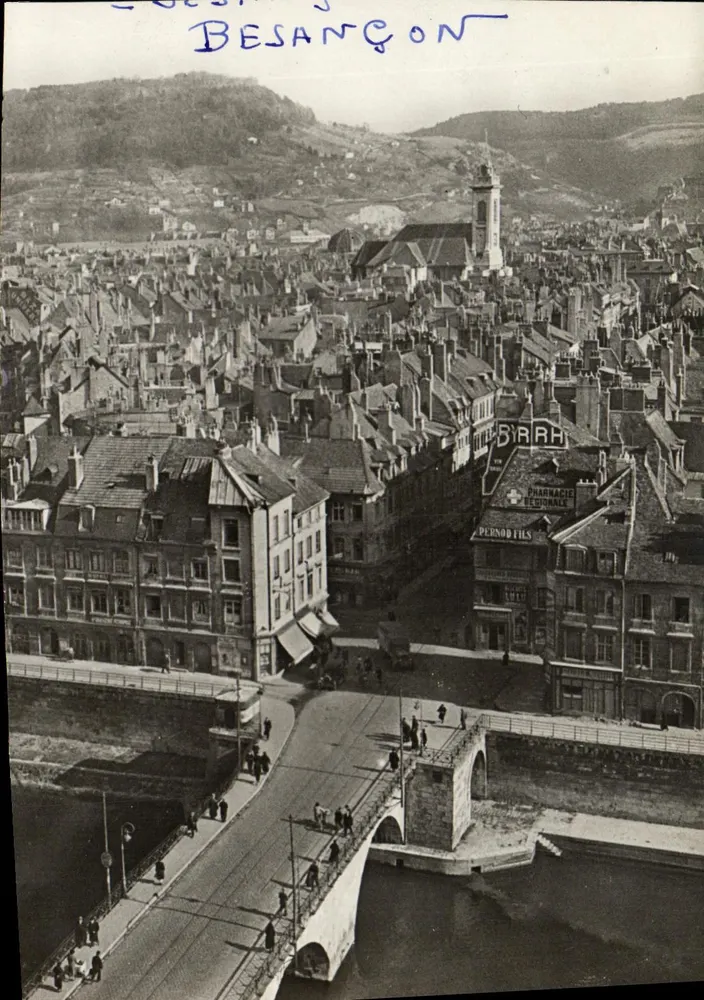 Besançon — Allgemeiner Blick vom Kirchhof der Madeleine — Edition La Côte — n° 20694 C - Vorderseite