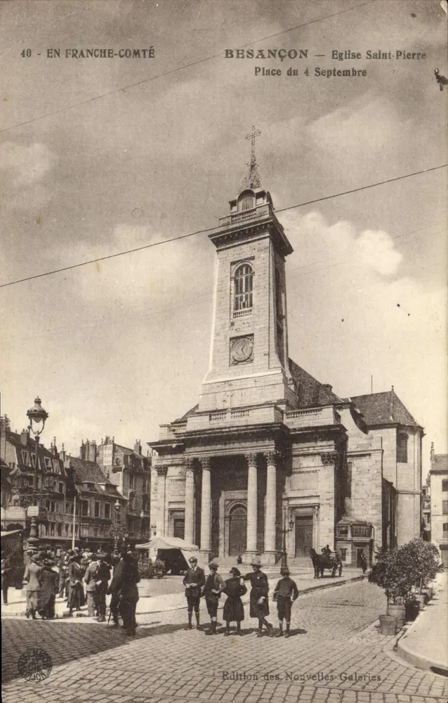 Besançon — Kirche Saint-Pierre — Place du 4 Septembre — Ausgabe der Nouvelles-Galeries - Vorderseite