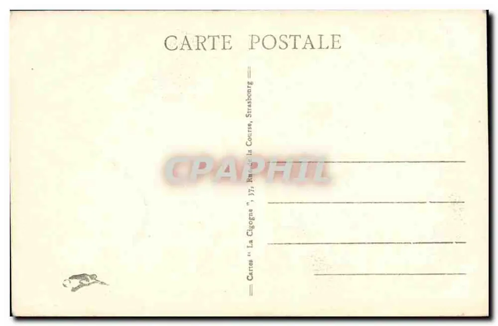 Promenade Chamars — Besançon-les-Bains — editor Carres 'A Cegonha', Estrasburgo - Verso