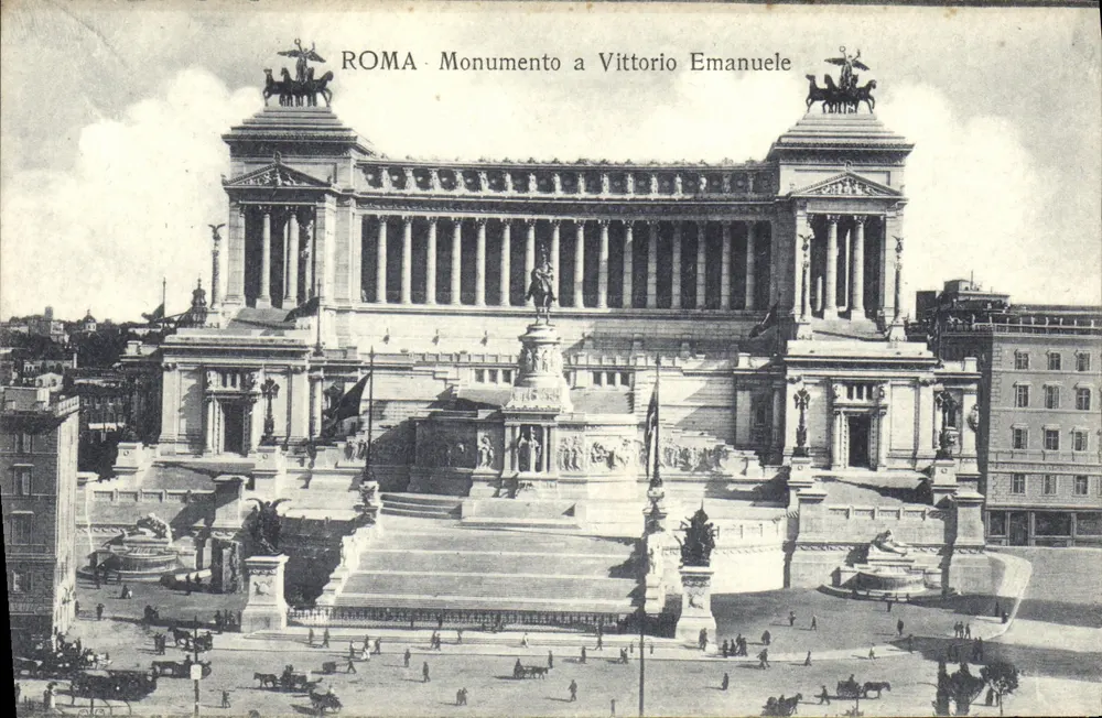 Roma - Monumento a Vittorio Emanuele - Frente