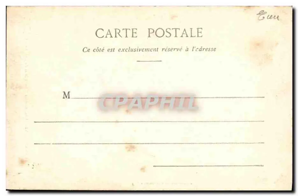 Les Andelys — Schornstein der Hostellerie du Grand Cerf — Verlag Forjus Caron, Nr. 1515 - Rückseite