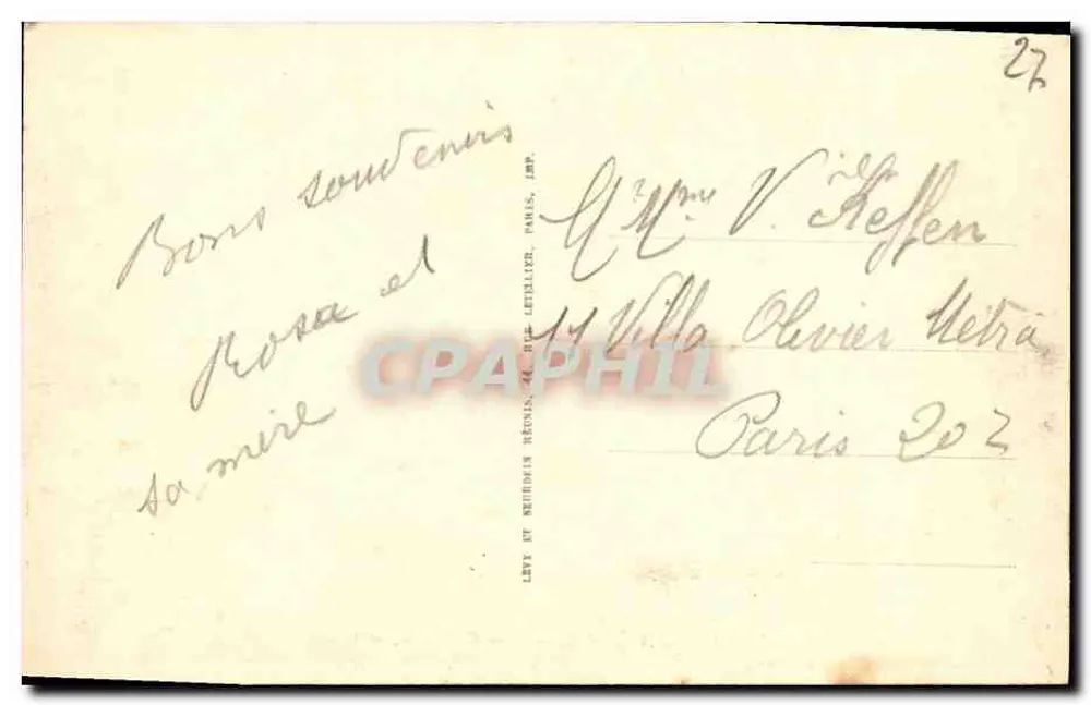 Les Andelys — Vista Geral — LL. — 77 - Verso