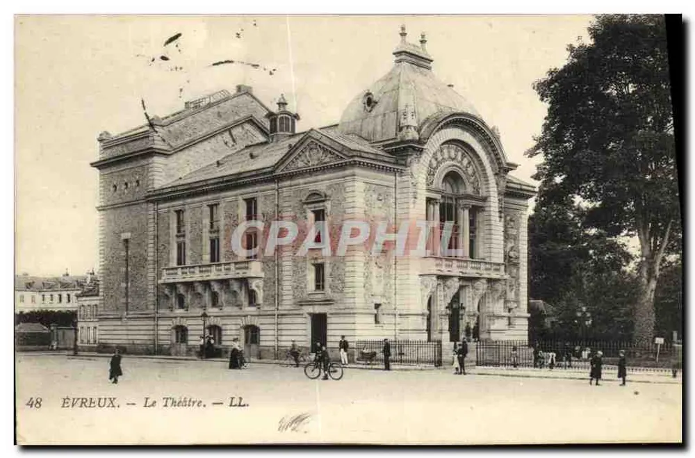 Évreux — O Teatro — LL. — n°48 - Frente