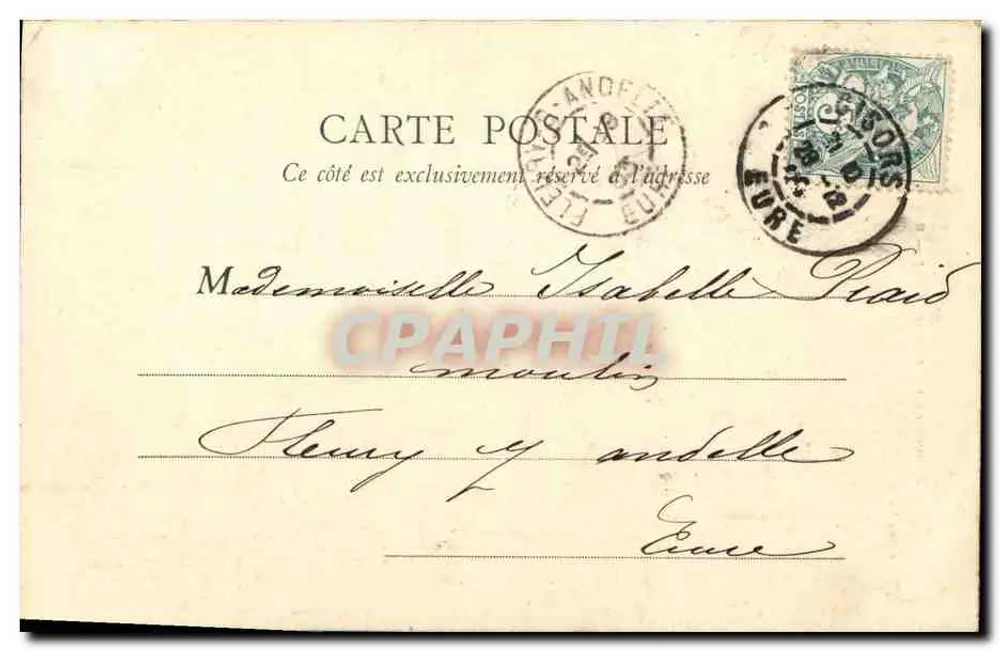 Gisors — Fossé et Tour du Prisonnier — B. F., Paris - Rückseite