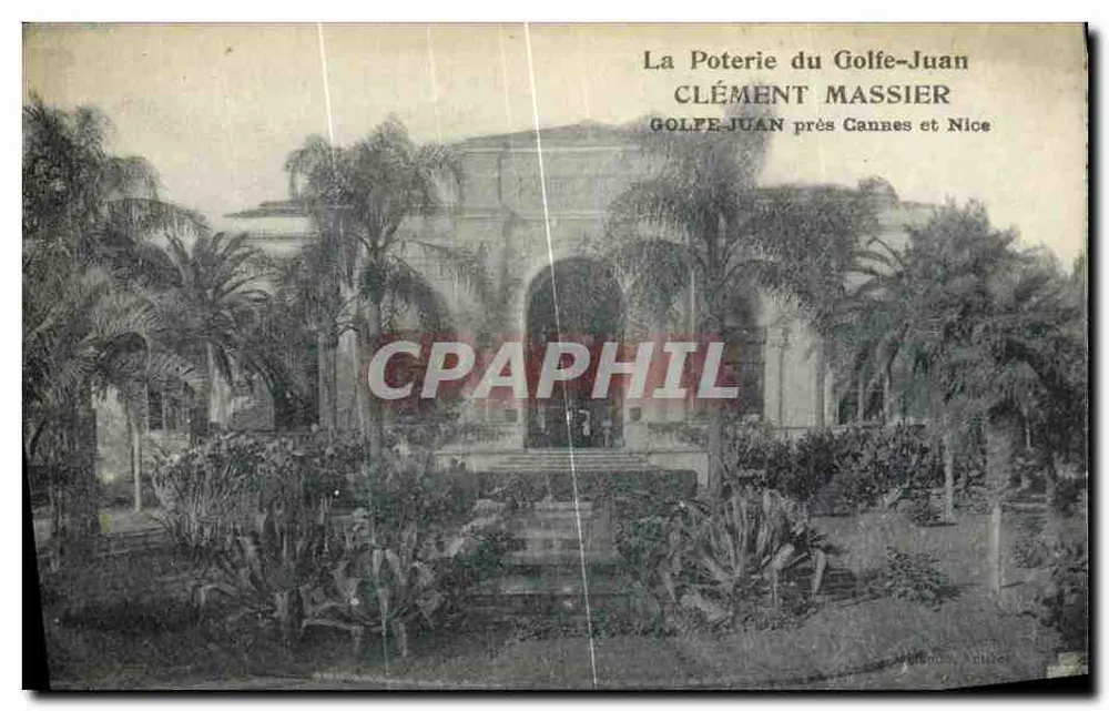 Die Keramik von Golfe-Juan — CLÉMENT MASSIER — Golfe-Juan in der Nähe von Cannes und Nice - Vorderseite