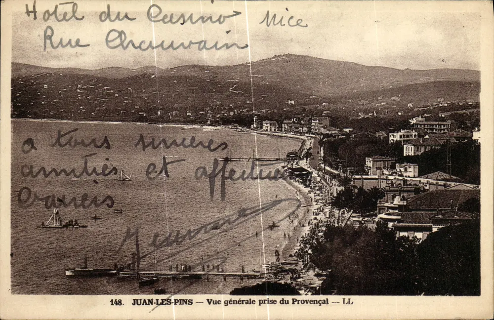 Juan-les-Pins — Allgemeiner Blick vom Provençal — LL — 148 - Vorderseite
