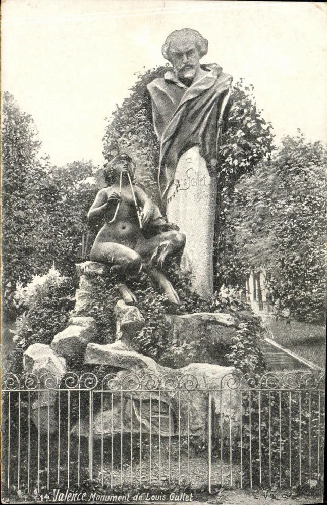 Valência. Monumento de Louis Gallet — editor L. V. & Cie, Paris, n° 14 - Frente