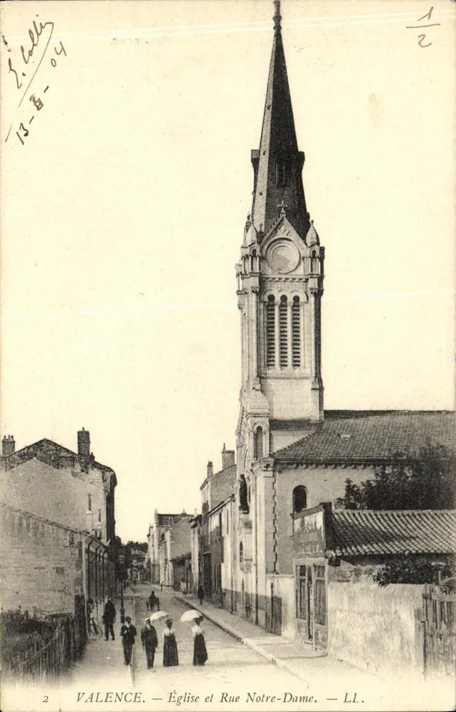 Valence — Chiesa e Via Notre-Dame — LL. - Recto
