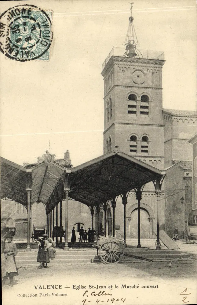 Valência — Igreja de São João e o Mercado Coberto — P. Collin, n°1/2 - Frente