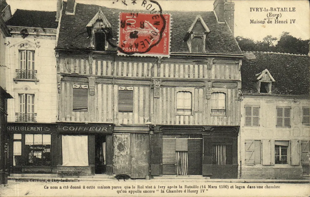 Ivry-la-Bataille — Maison de Henri IV — Édition Germain, à Ivry-la-Bataille - Vorderseite