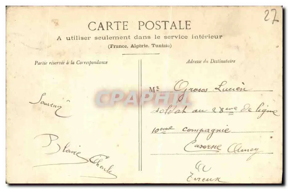 Ivry-la-Bataille (Eure) — Der Portal der Abtei (9. Jahrhundert) — Philémon Ott, Buchhändler-Verleger - Rückseite