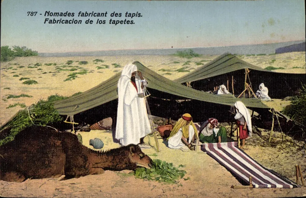 Nomades fabricantes de tapetes — Série 787 — Editor não identificado - Frente