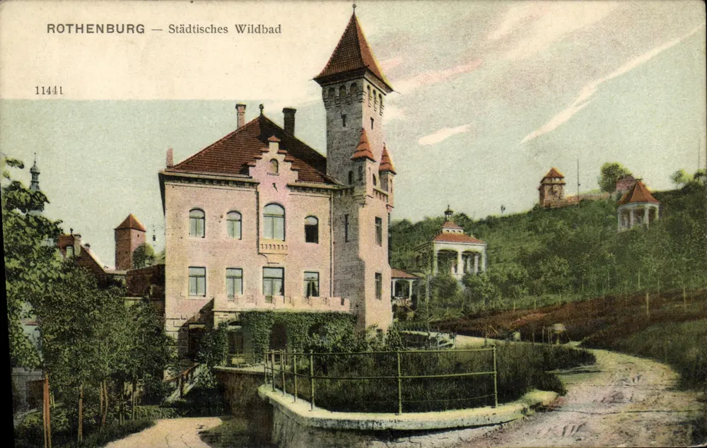 Rothenburg — Städtisches Wildbad — Reinicke & Rubin, Magdeburg, n° 11441 - Frente