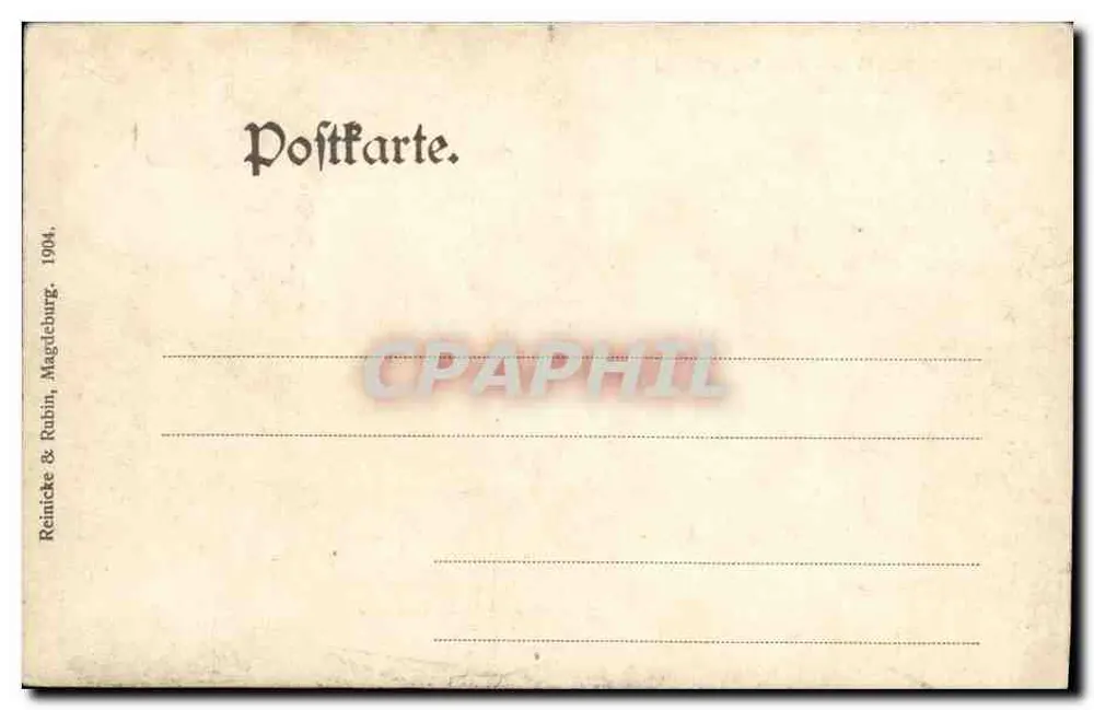 Rothenburg — Städtisches Wildbad — Reinicke & Rubin, Magdeburg, n° 11441 - Verso