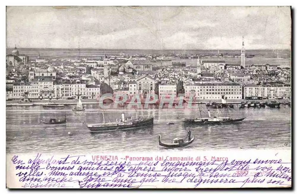 VENEZIA - Panorama dal Campanile di S. Marco — n° 3390 - Frente